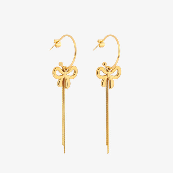 Náušnice s stuhovými třásněmi