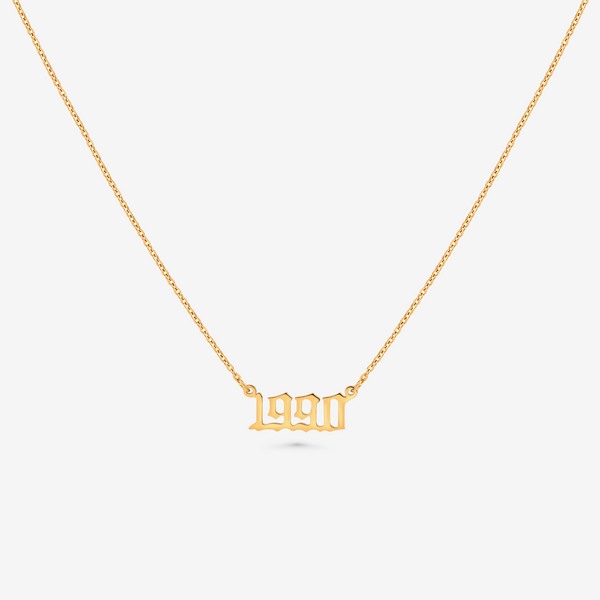 Náhrdelník s rokem narození