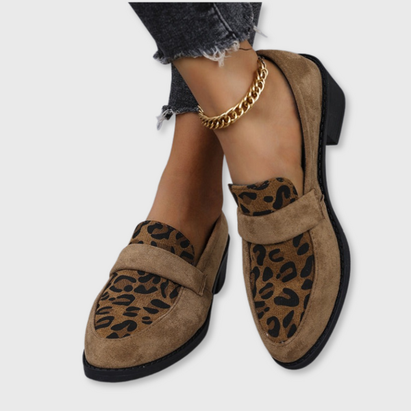 Sofie™ | Vintage leopardí vzor pantofle
