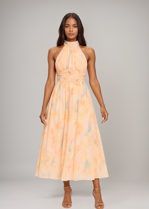 Antonella | Elegantní maxi šaty s halterneckem