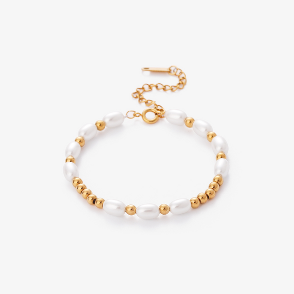 Náramek s perličkami