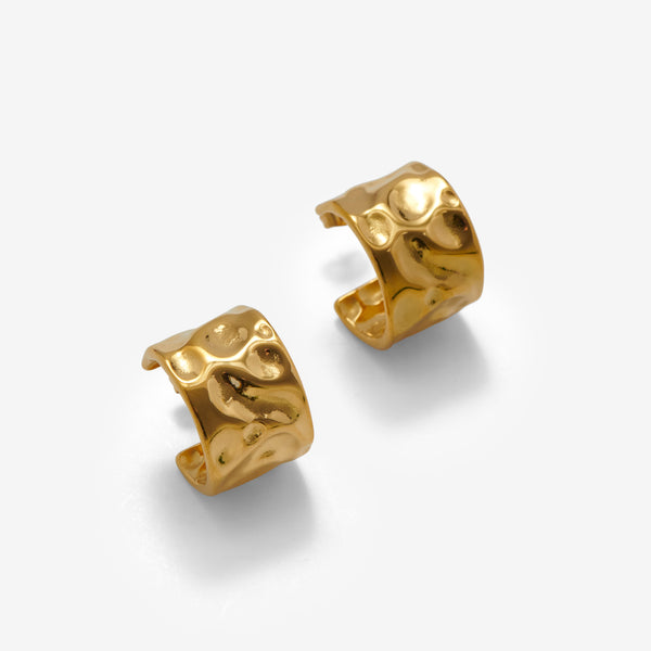 Široké kruhové náušnice