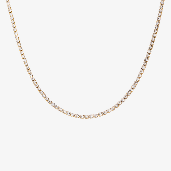 Diamantový tenisový náhrdelník