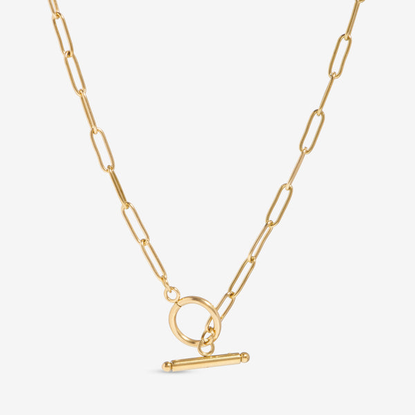 Náhrdelník z řetízku ve tvaru sponky