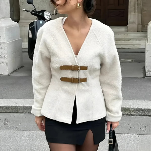 Camila - Vlněný podzimní kabát