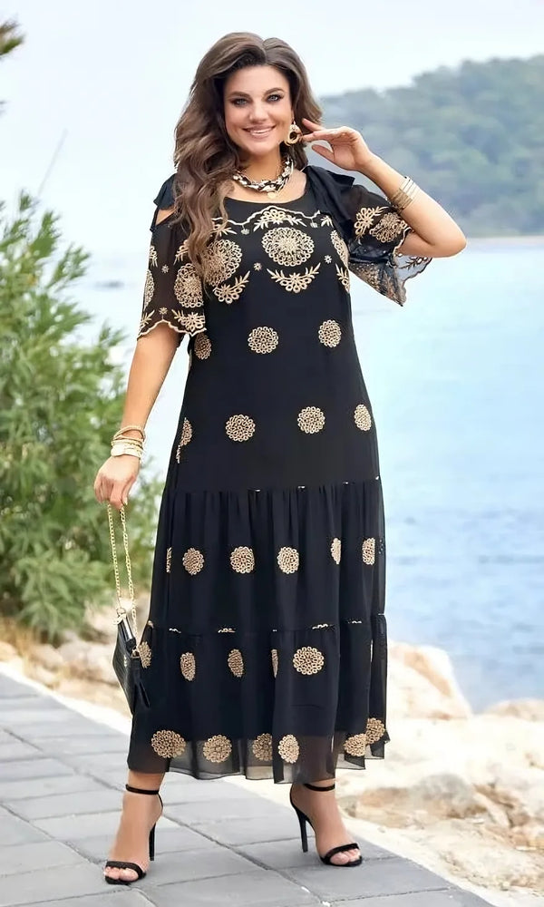 Dionne | Elegantní letní šaty z mesh materiálu