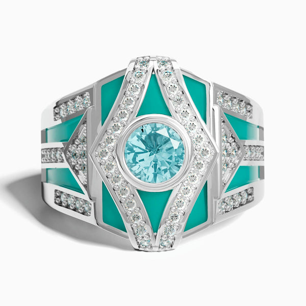 Celestial Canopy Ring - Aquamarine