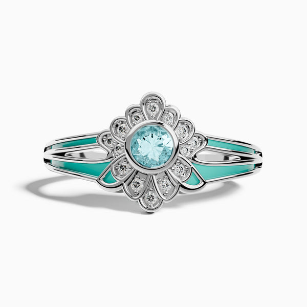 Desert Bloom Ring - Aquamarine