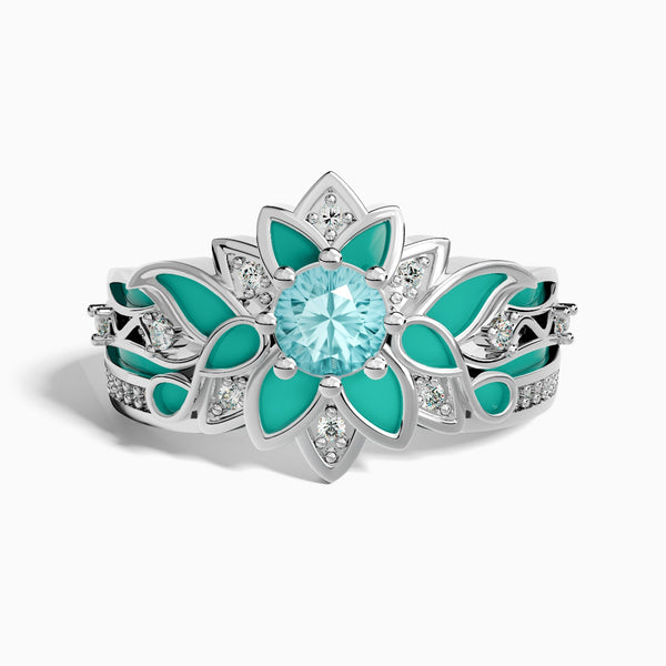 Garden Orchestra Ring - Aquamarine