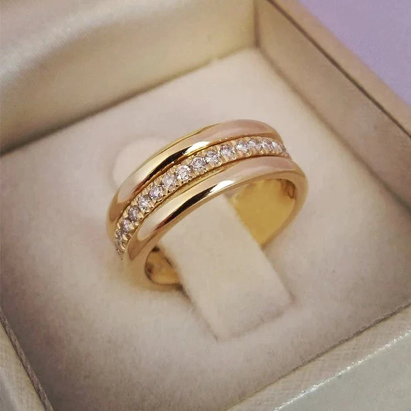 Sarah - Vintage ring with zirconia