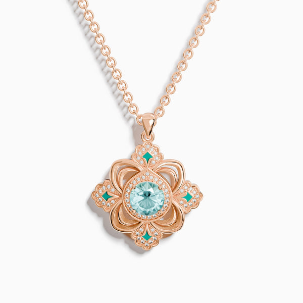 Prairie Insignia Necklace - Aquamarine