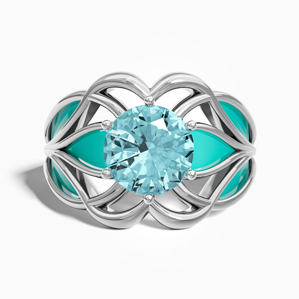 Wild Surges Ring - Aquamarine