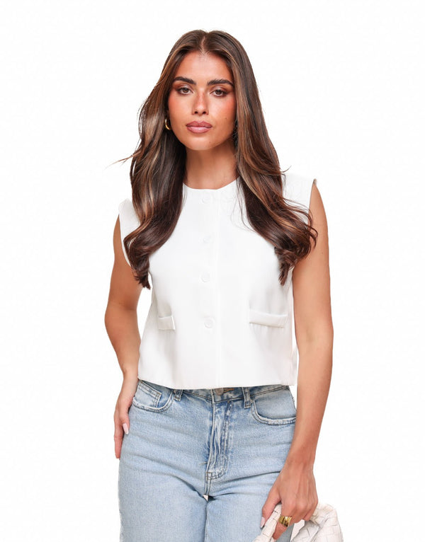 Witte Basic Cropped - Vesta